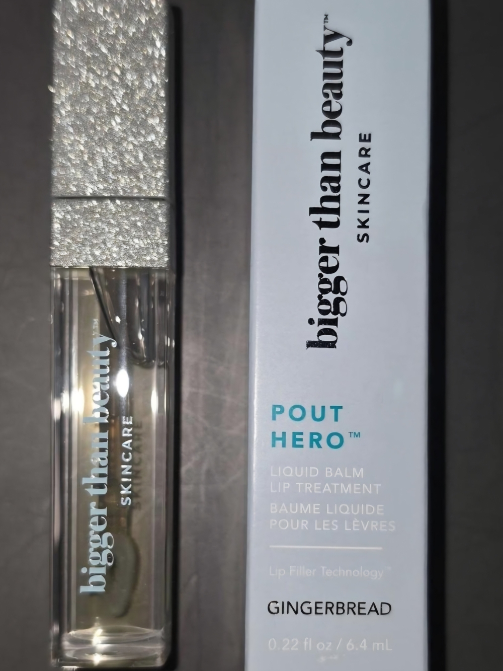 thrive causemetics Pout Hero Liquid Balm - Clear with Silver Cap